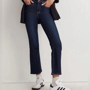 Madewell Cali Demi Boot Blue Women's Jeans